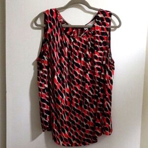 Kasper Sleeveless Top Size 2X